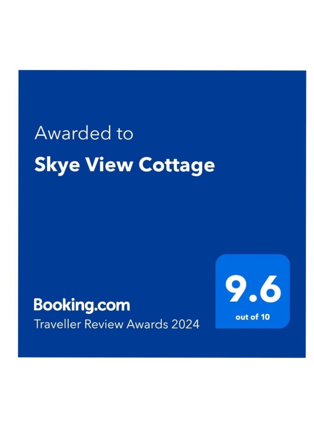 Skye View Cottage Portree Exteriör bild